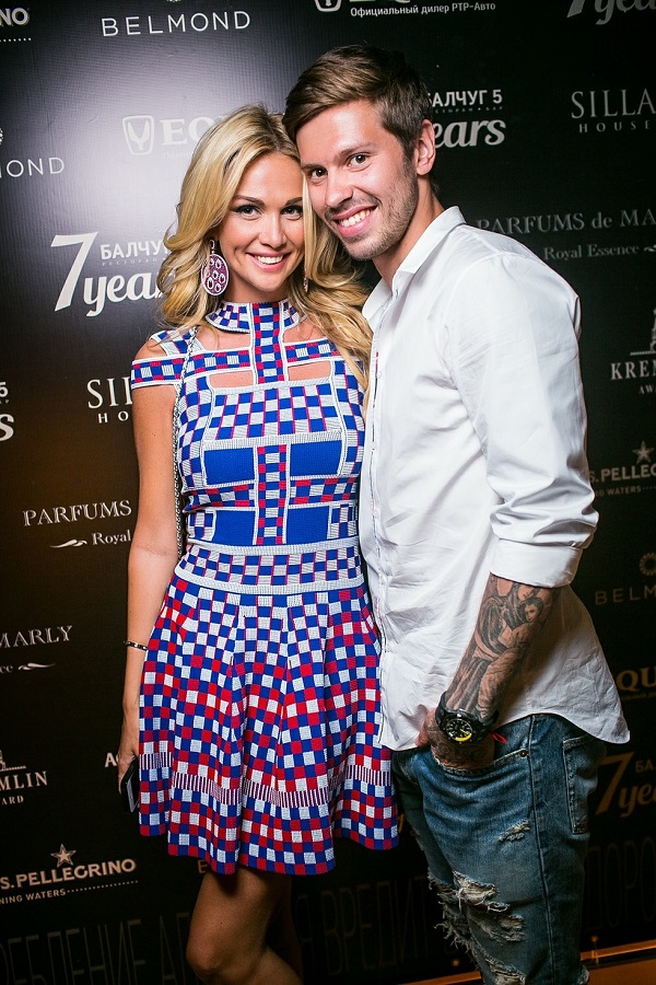 Victoria Lopyreva et Fedor Smolov